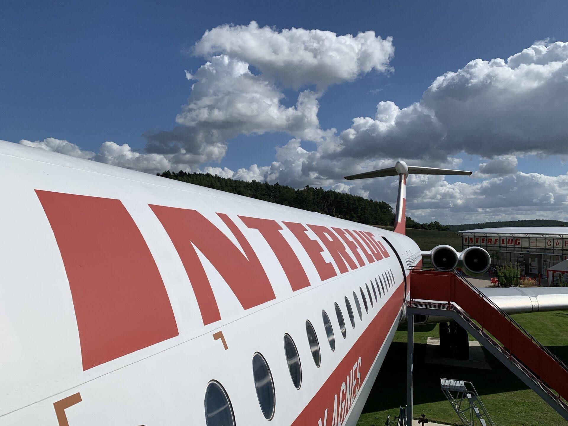 Besuch der IL-62 "Lady Agnes" nach Stölln via Berlin