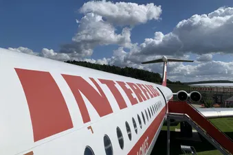 Besuch der IL-62 "Lady Agnes" nach Stölln via Berlin