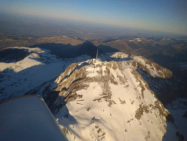 Balade aérienne vers le pic du midi de Bigorre depuis Muret