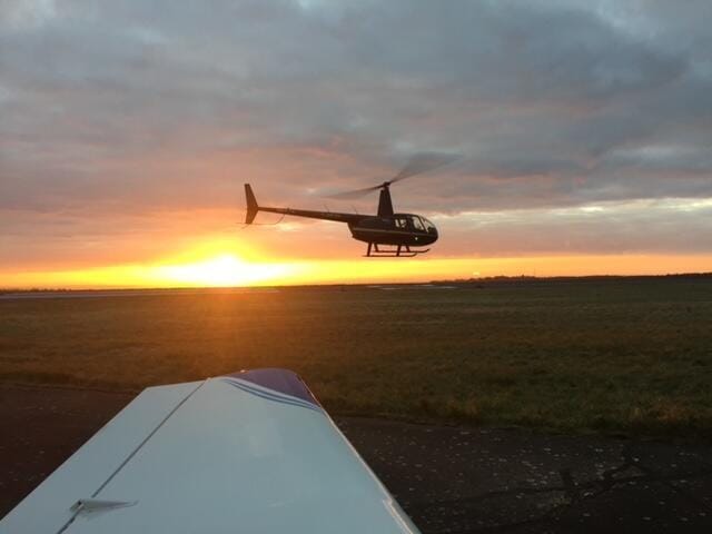 La Côte viticole en hélico