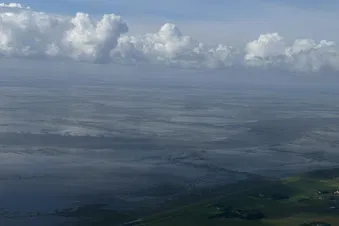 Eine Runde um Büsum / Schnupperflug