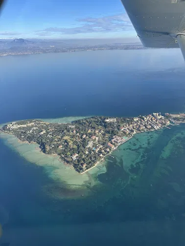 A Flight over Lake Garda Italy