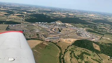 Scenic flight near Silverstone Race course