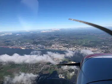 Panorama-Rundflug über Bremerhaven und Wilhelmshaven