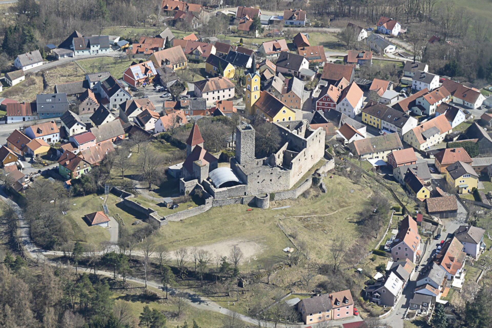 Oberpfalz Rundflug mit Blick nach Böhmen - 45 Min