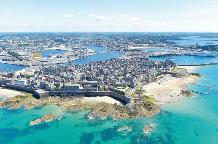 Bréhat - Côte d'Emeraude - Mont Saint Michel en avion