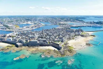 Bréhat - Côte d'Emeraude - Mont Saint Michel en avion