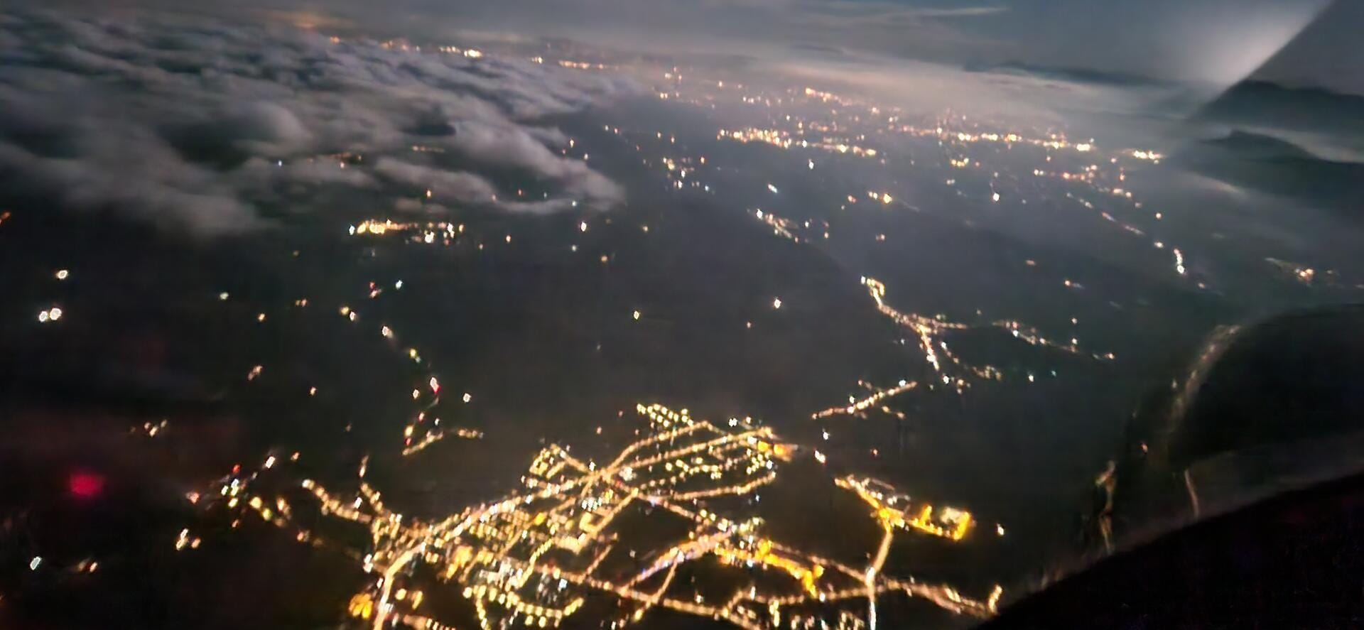 Vol de nuit autour de Valence