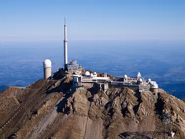 Le Pic du Midi vue du ciel au départ de Toulouse!