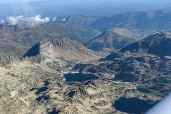 Survol des Pyrénées depuis Toulouse