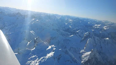 Alpenrundflug Zugspitze