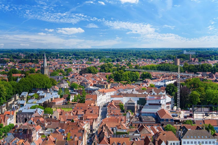 Discover Bruges from the skies