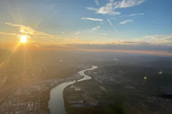 Rundflug über Basel und Umgebung