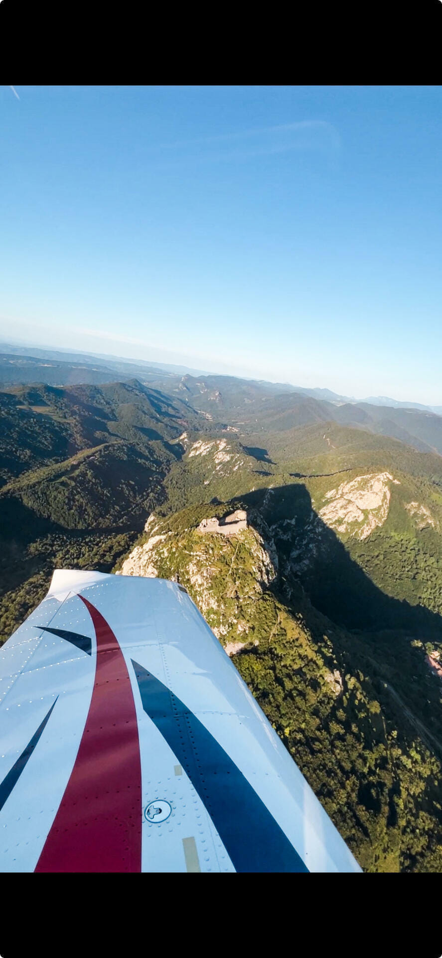 Balade aérienne à la découverte des Châteaux Cathares