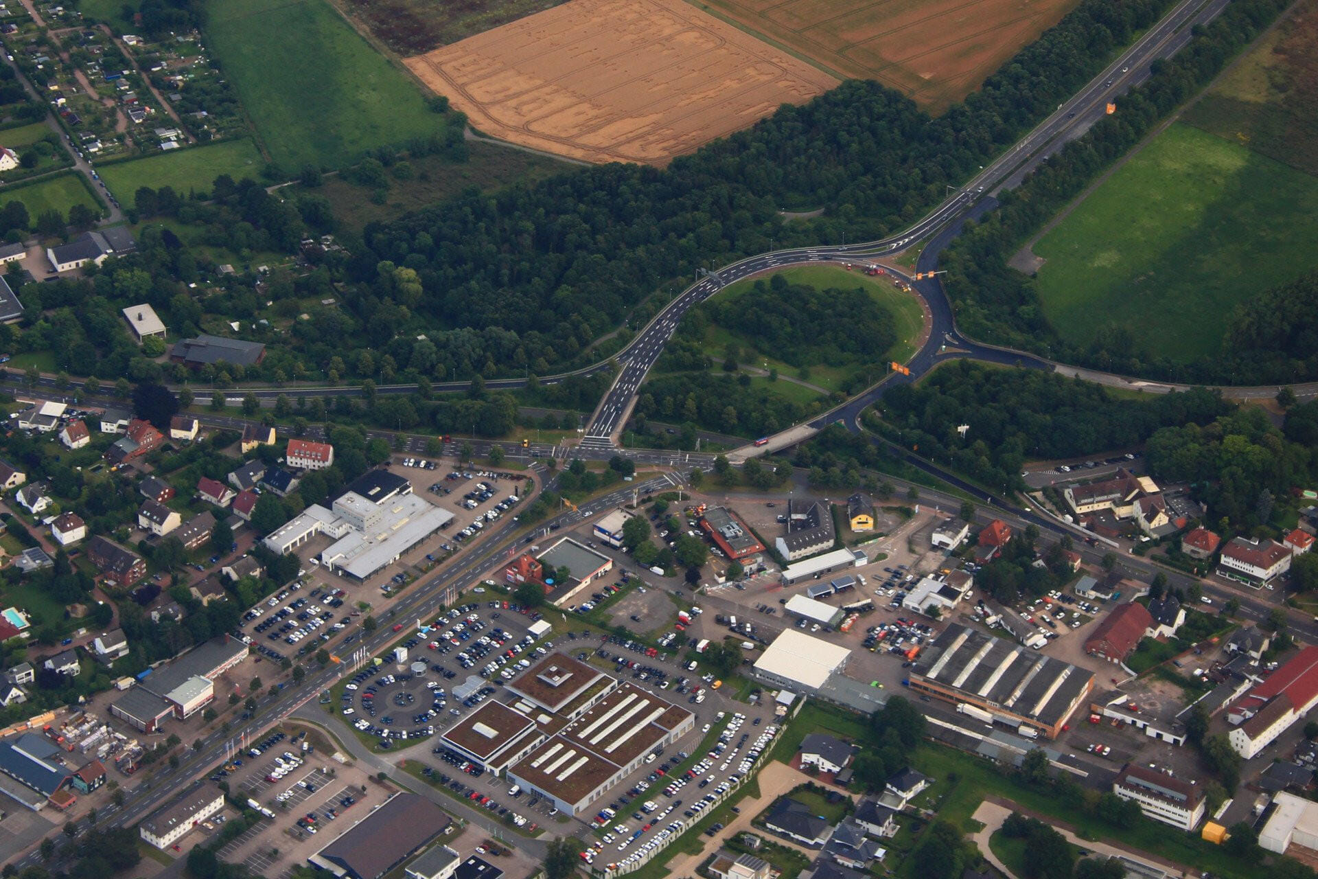 Rundflug Mühlenkreis Minden-Lübbecke ab Porta Westfalica