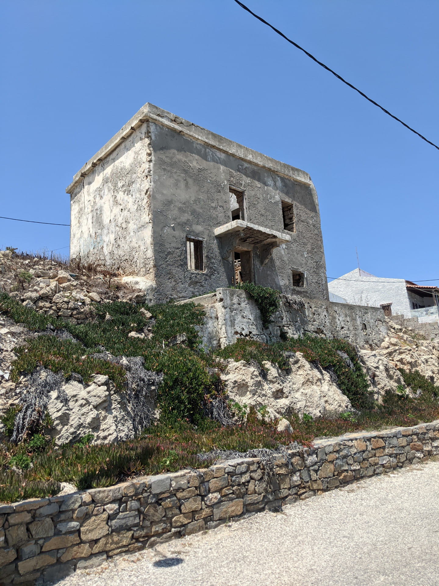 Old outpost over the port