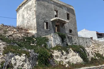 Old outpost over the port