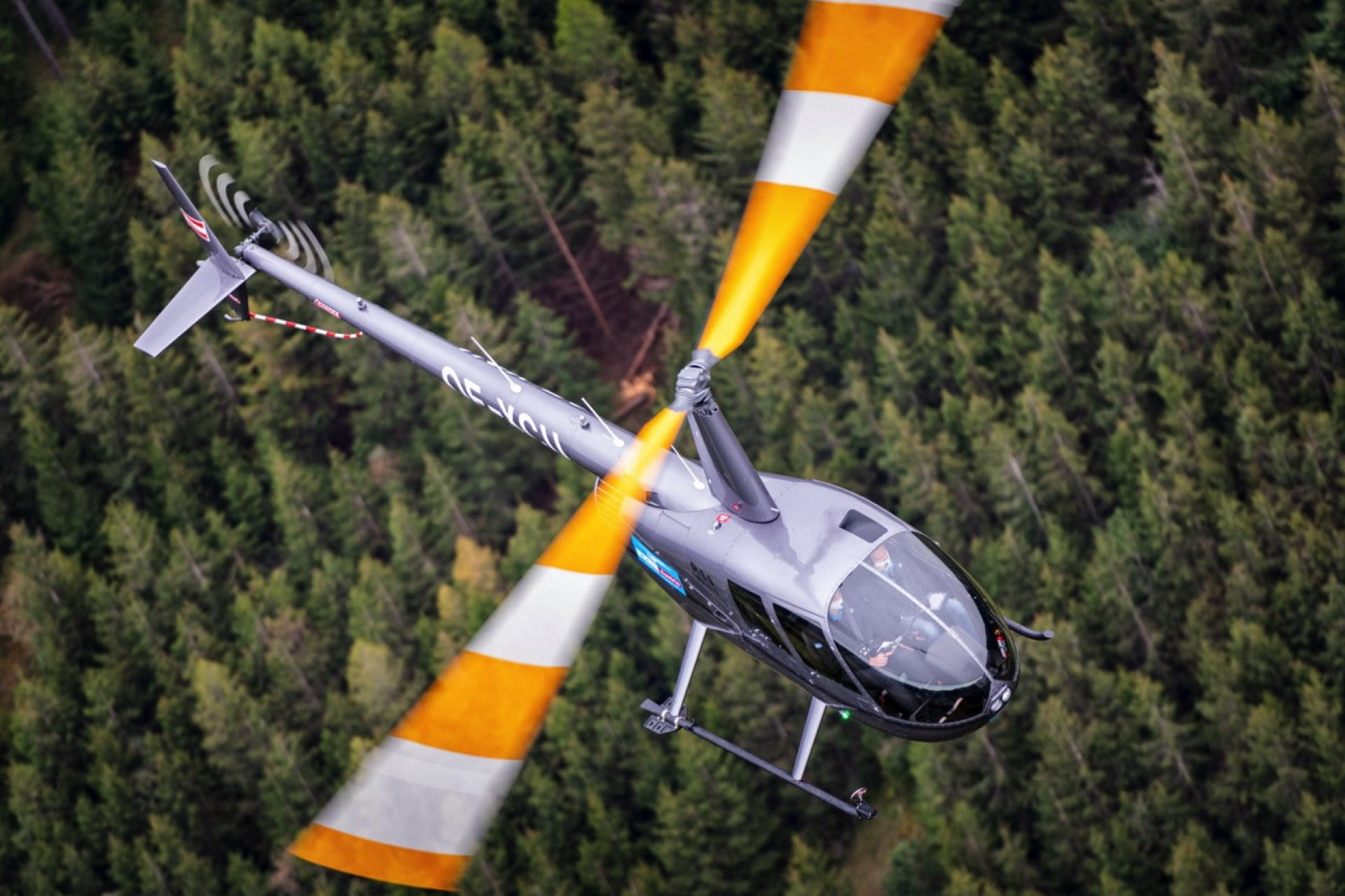 Wien entlang der Donau im Hubschrauber (5 Sitze)