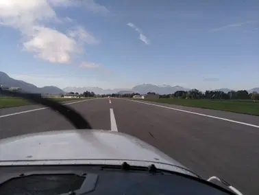 Mittagspause in Leutkirch (45min Gesamtflugzeit)