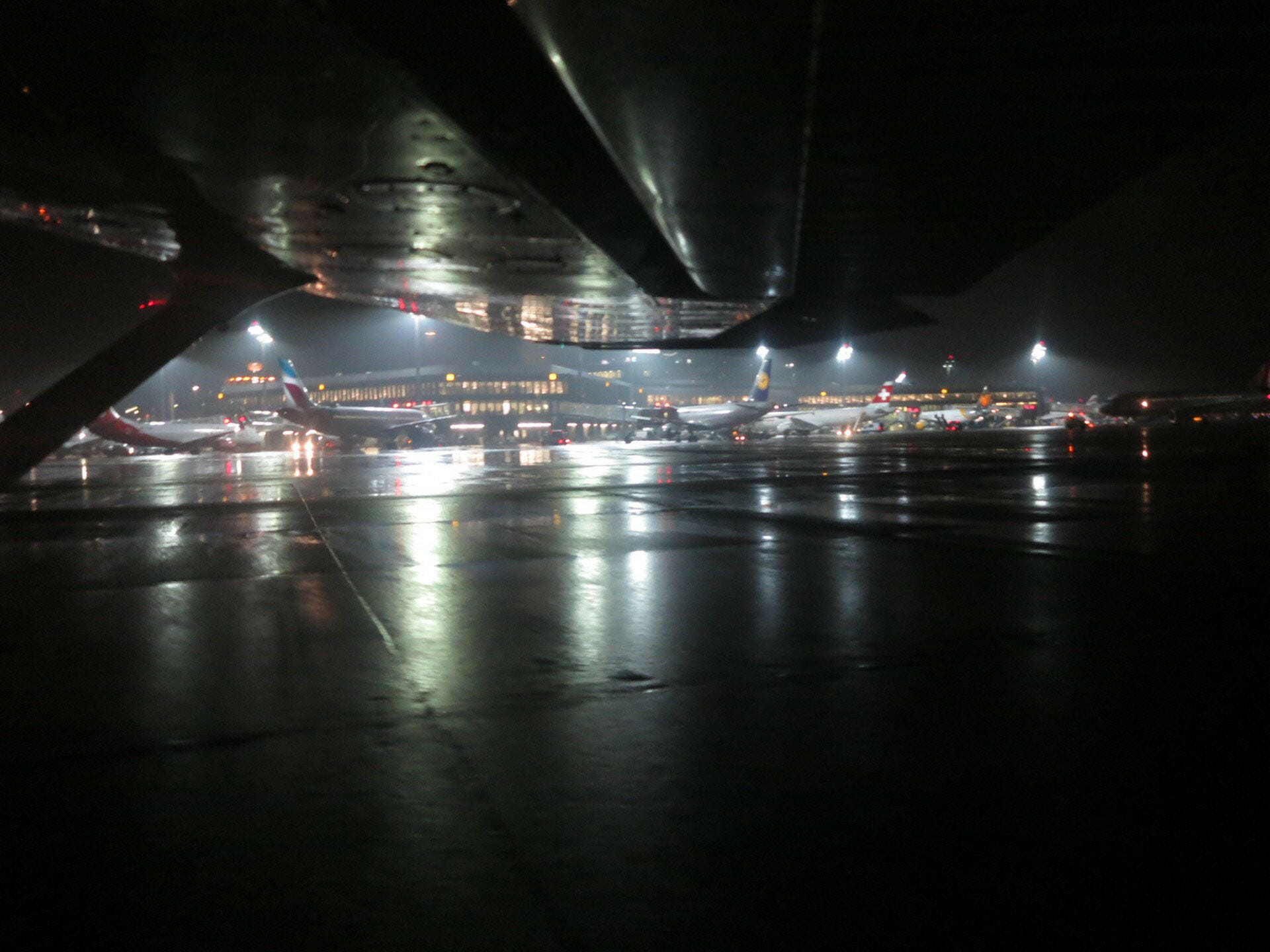 Nachtflug über Hannover