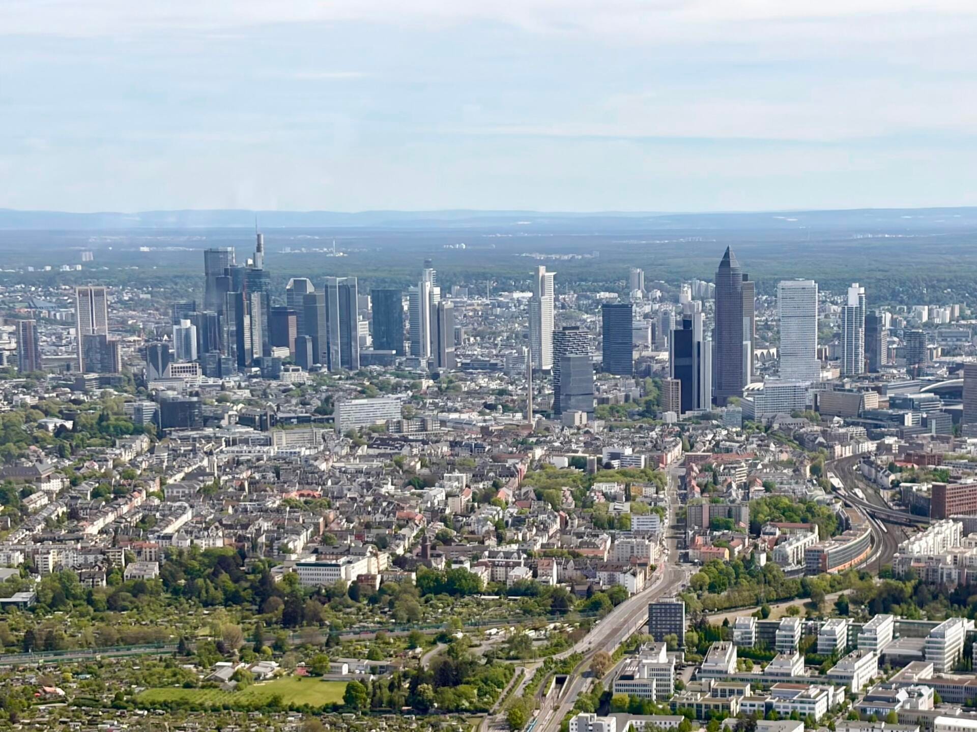1h Rundflug um Frankfurt am Main