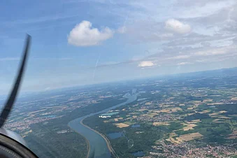 Balade aérienne : magnifique plaine d'Alsace