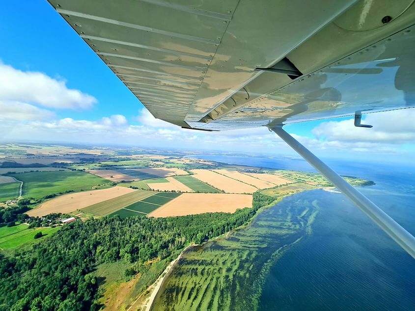 Flug zur Ostsee / Hansa-Park