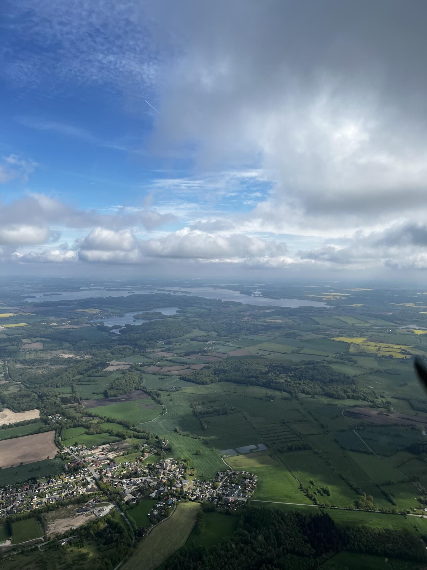 Von Nord nach Süd, Flug an den Bodensee nach Friedrichshafen