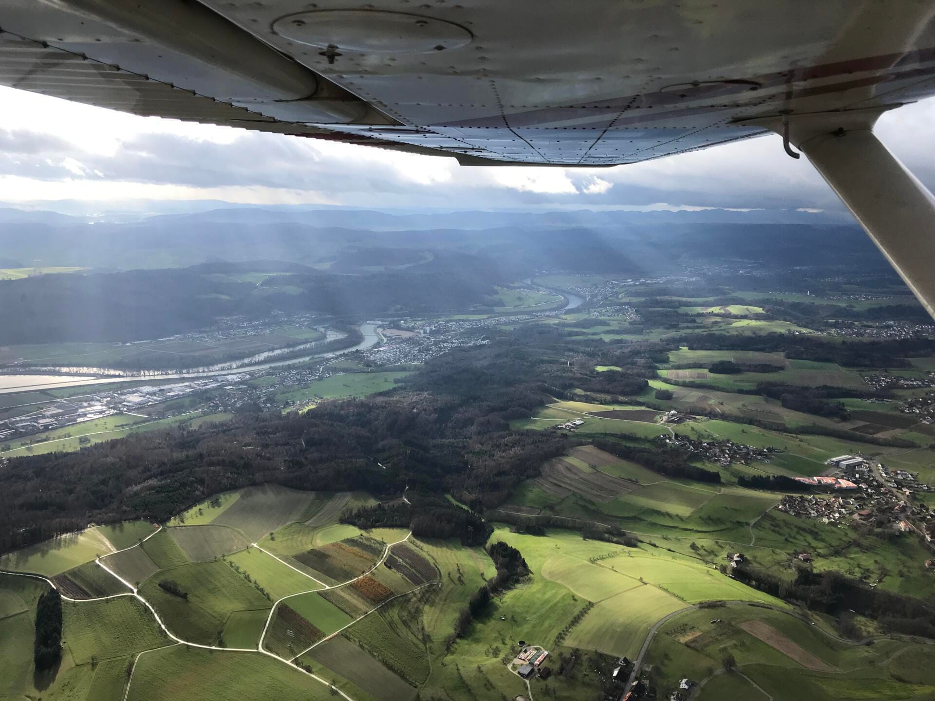 Rheinfall-Panorama: Atemberaubender Rundflug (2 Pax, CHF)