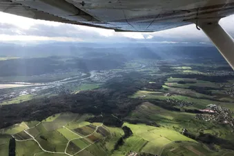 Rheinfall-Panorama: Atemberaubender Rundflug (2 Pax, CHF)