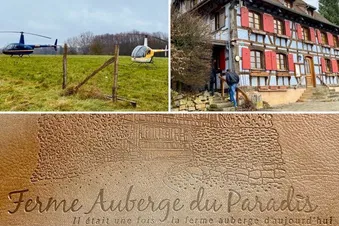 Carpes-Frites dans le Sundgau en hélicoptère