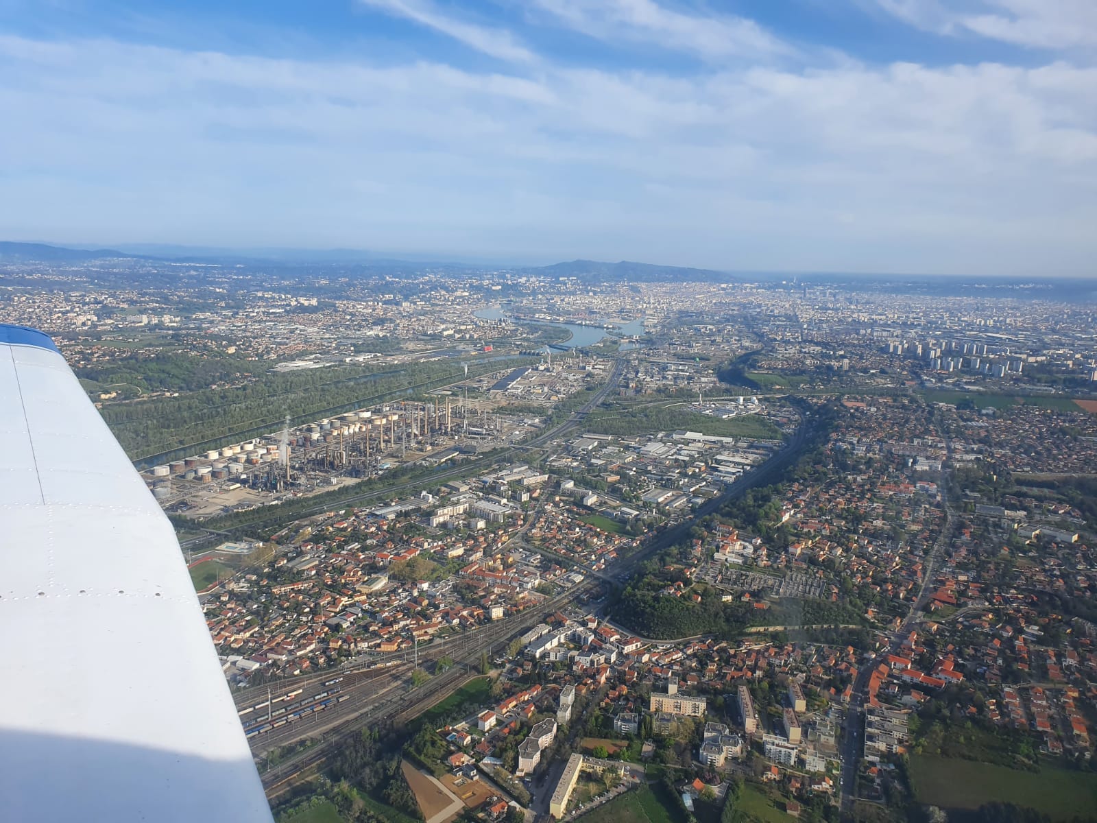 Ballade aérienne : Tour de Lyon - Survol de Vienne
