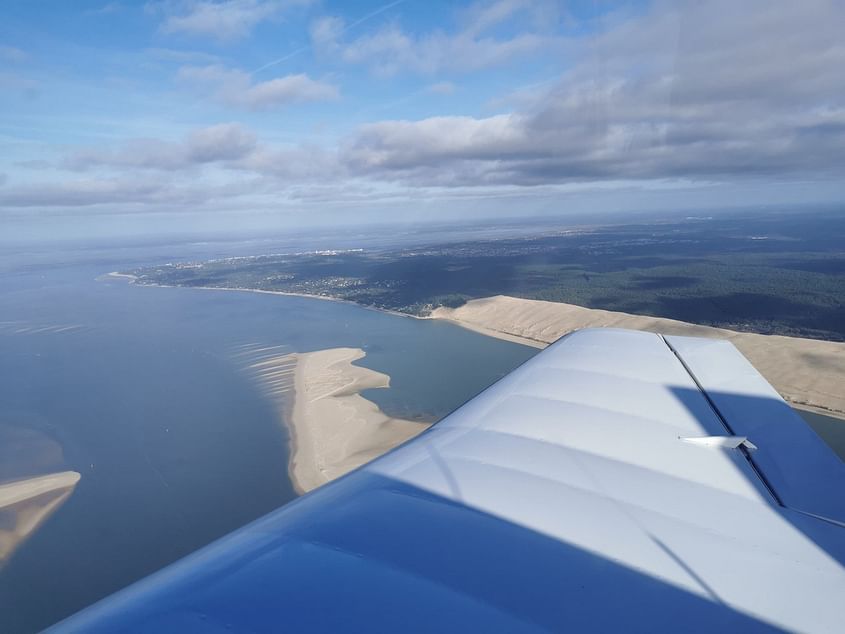 Le Bassin d'Arcachon vu du ciel