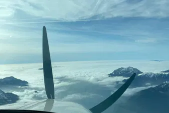 Looking out towards Padova