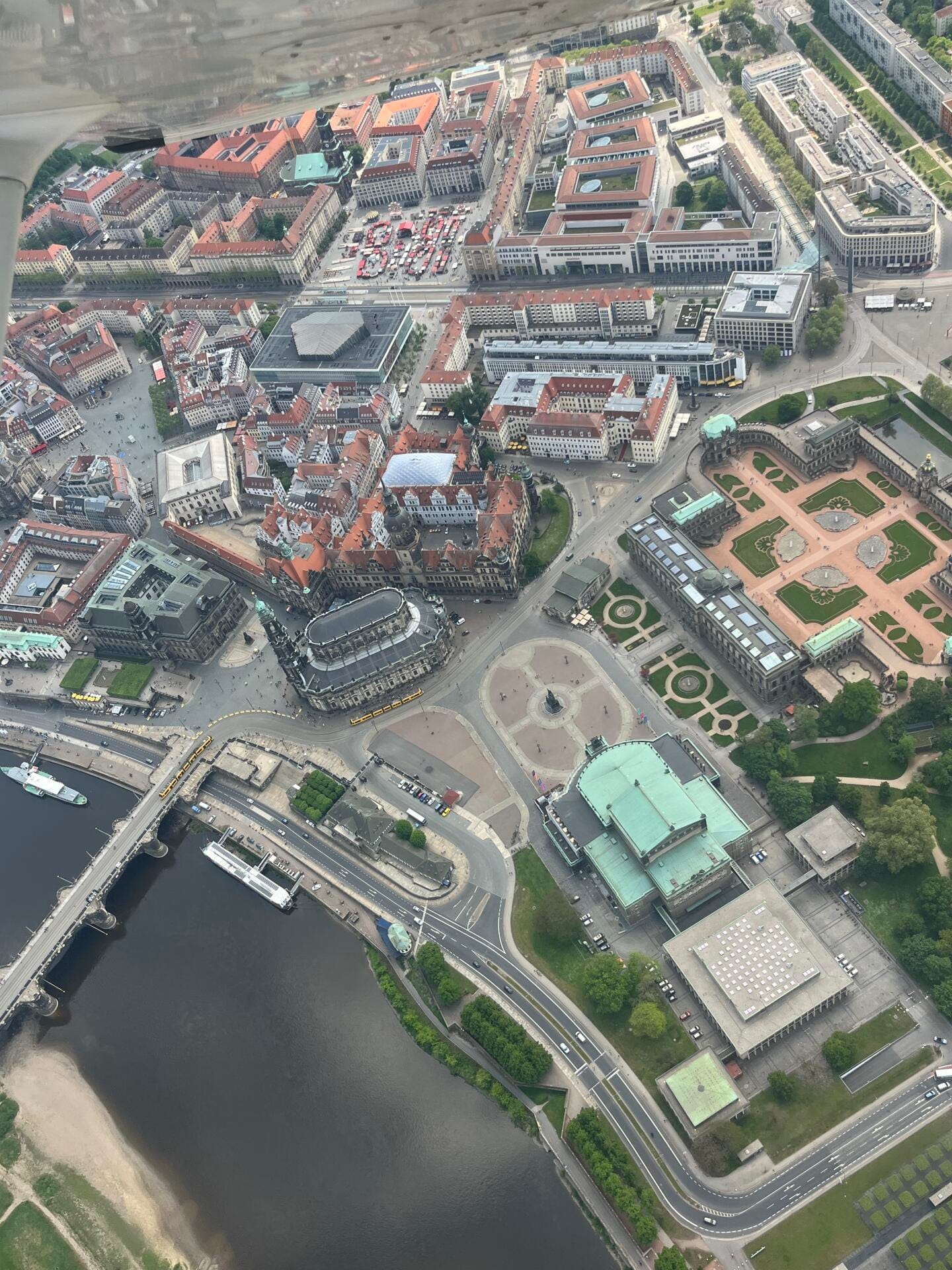 Meißen - Dresden - Moritzburg - Rundflug
