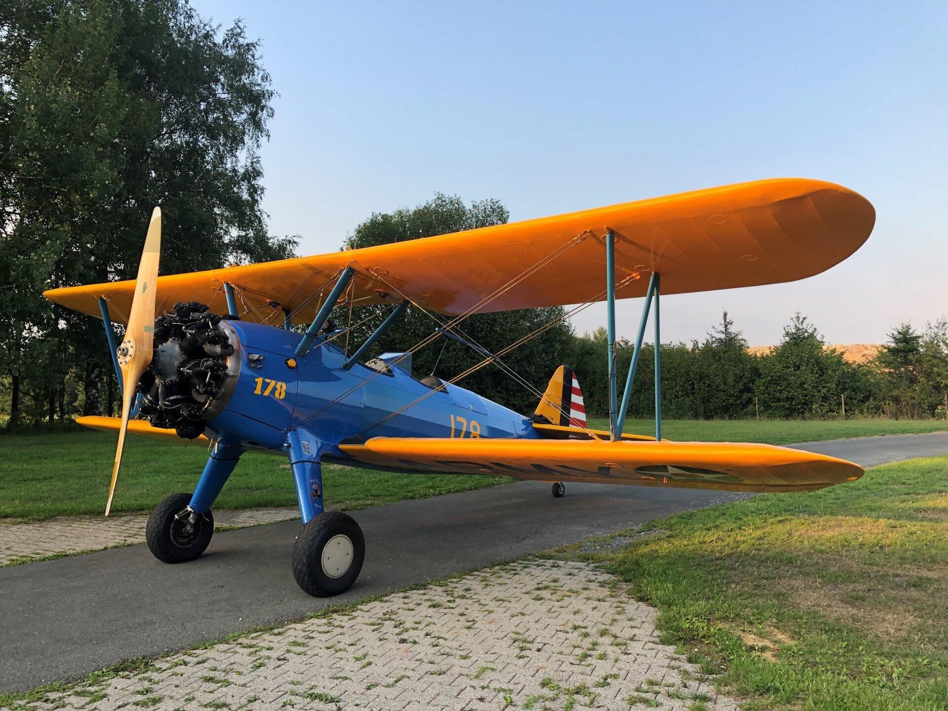 Stearman PT17 Rundflug  - Doppeldecker Erlebnis