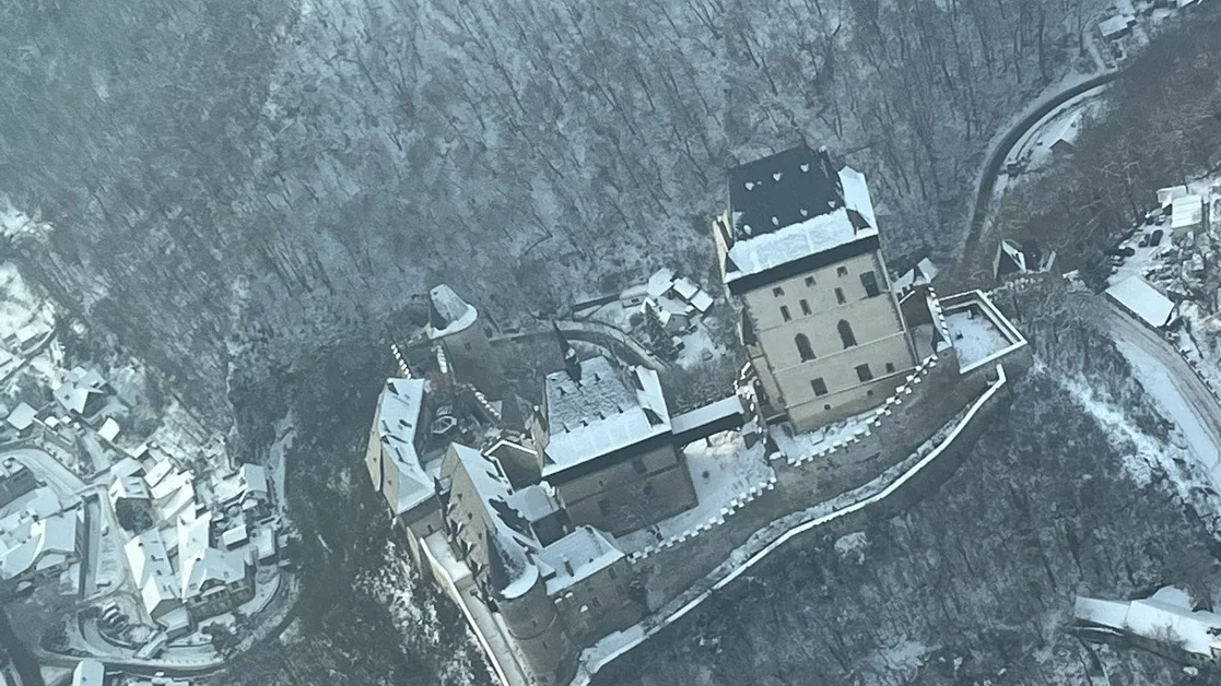 Flight over the best castles in the Czech republic