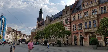 Erfurt  - kleine Ost-Metropole und Altstadt mit Krämerbrücke