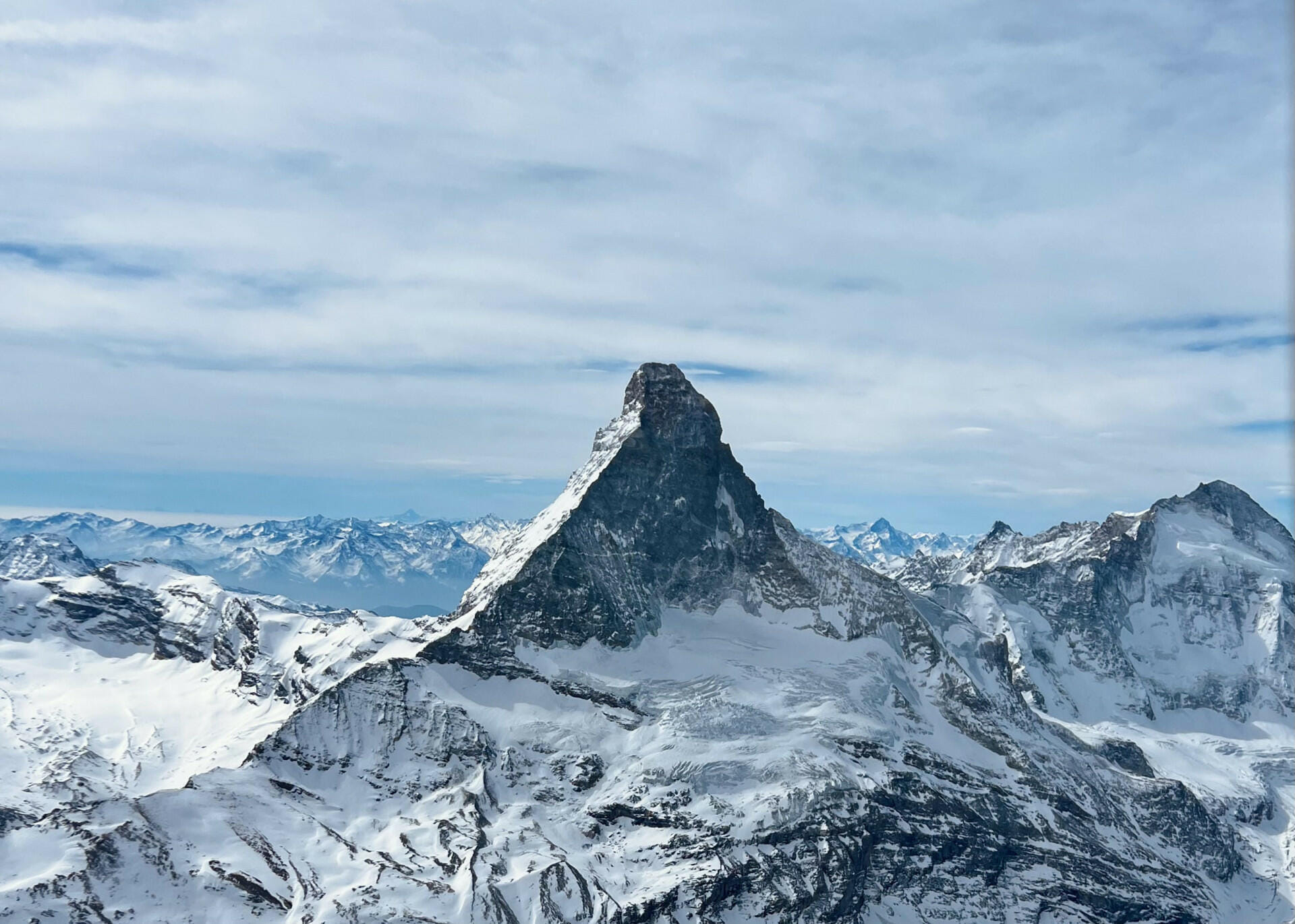 Auf Augenhöhe mit dem Matterhorn