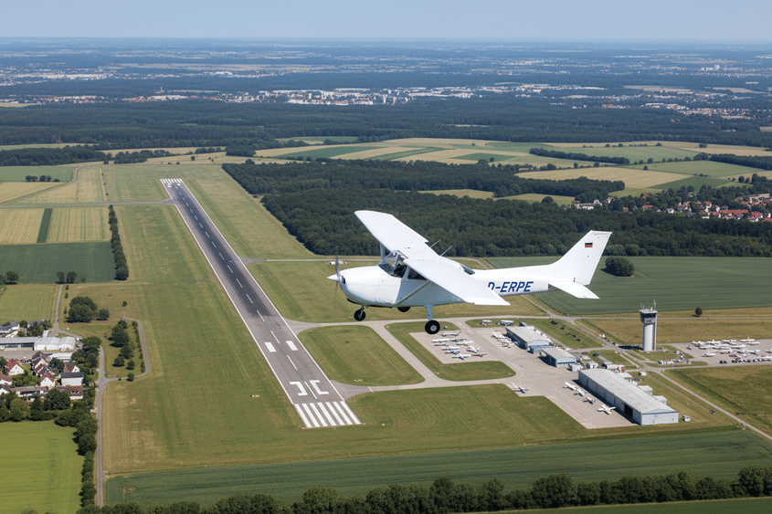 Rundflug in der Region Egelsbach
