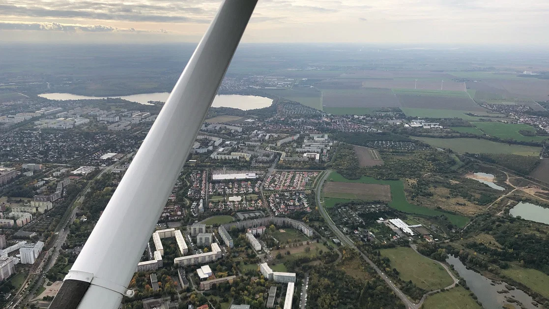 Rundflug um Leipzig