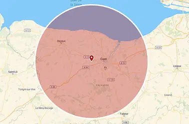 Voler au dessus de chez vous (30 kms autour de Caen)