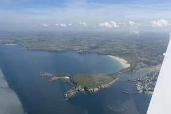 Bretagne vue du ciel : îles & rivages