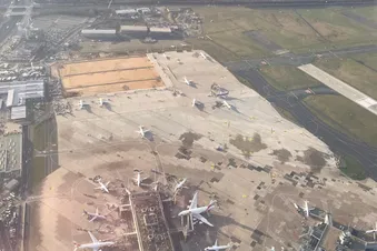 Ruhrgebiet und Rheinland von oben