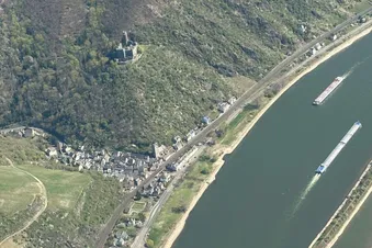 Aussicht auf eine Burg