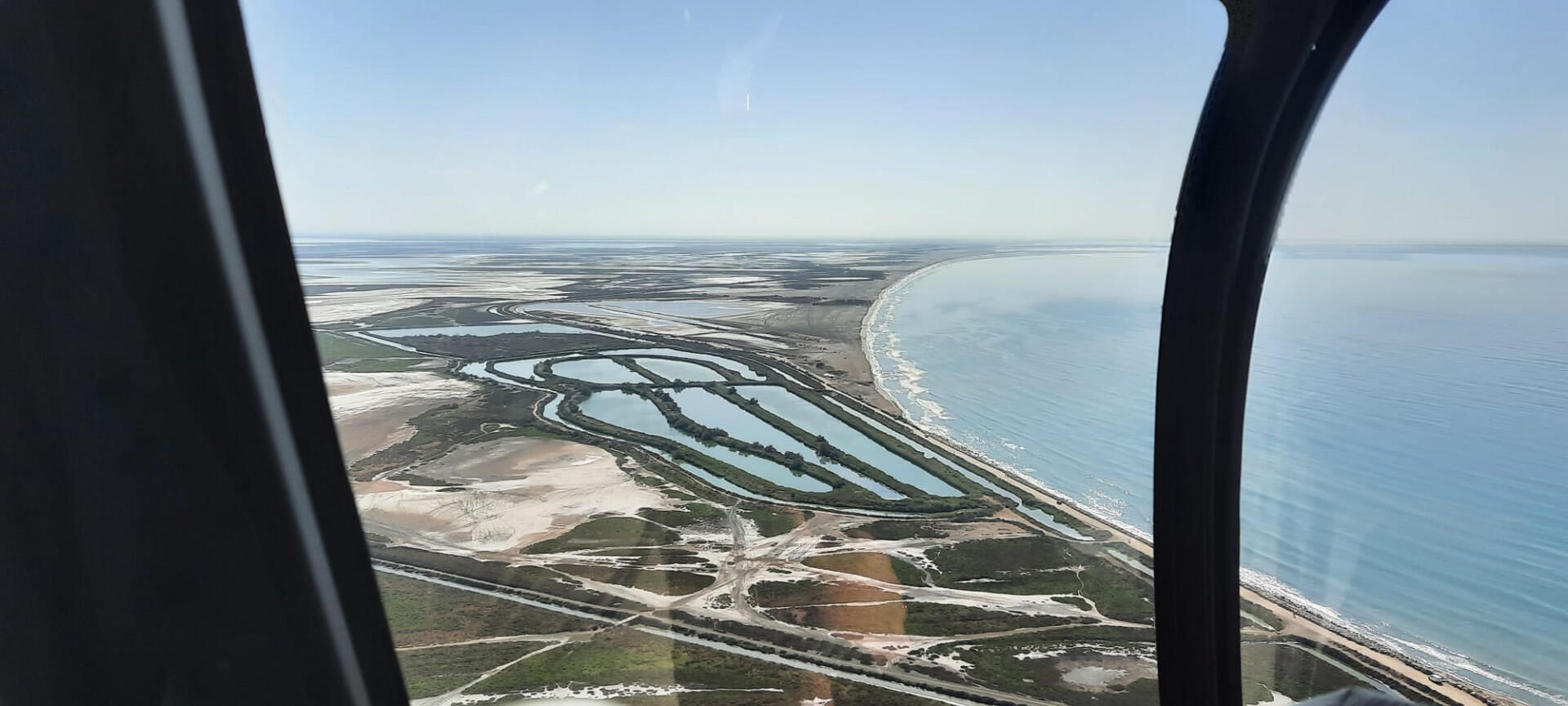 De la camargues à la côte bleue en hélicoptère