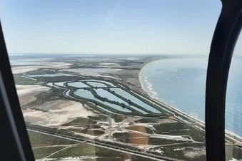 De la camargues à la côte bleue en hélicoptère
