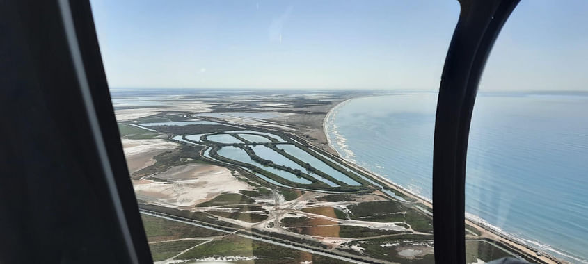 De la camargues à la côte bleue en hélicoptère