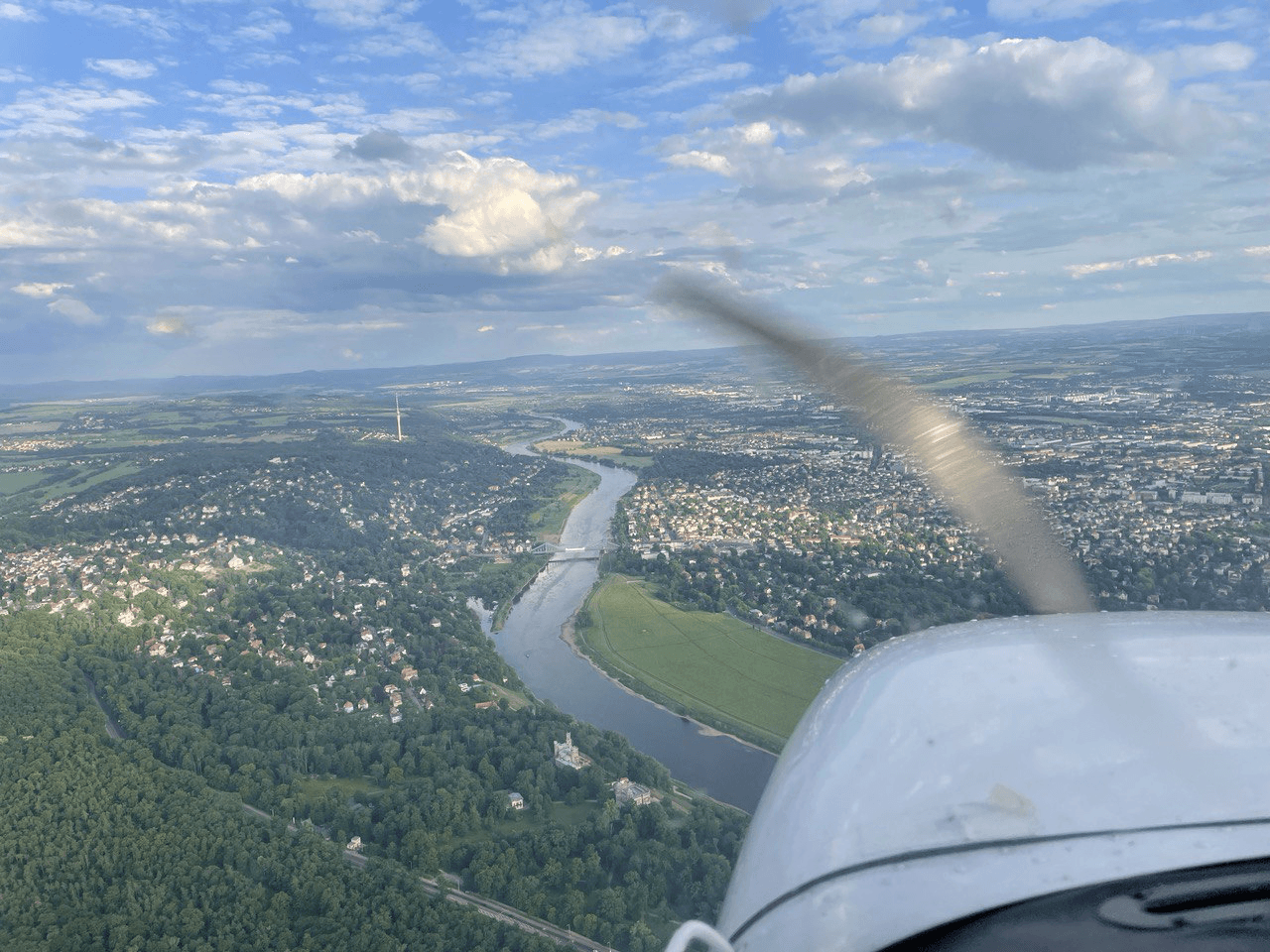 Dresden Altstadt von oben