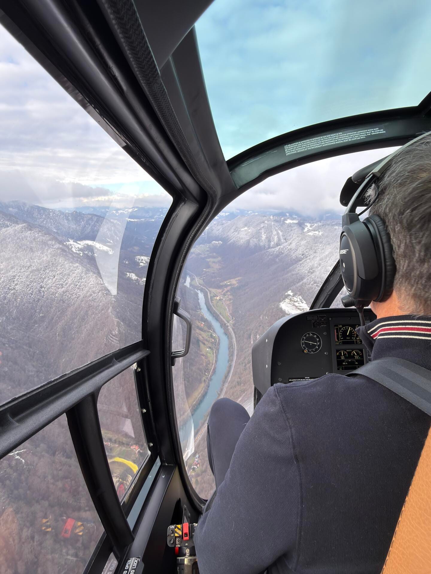 sightseeing flights over Slovenia, Croatia and Austria